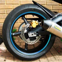 Motorcycle Wheel Stripes