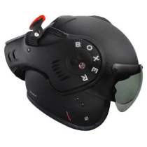 Roof Boxer V8 Full Black Helmet